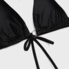 Triangel-bikinitopp i satin