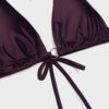 Triangel-bikinitopp i satin Triangel-bikinitopp i satin