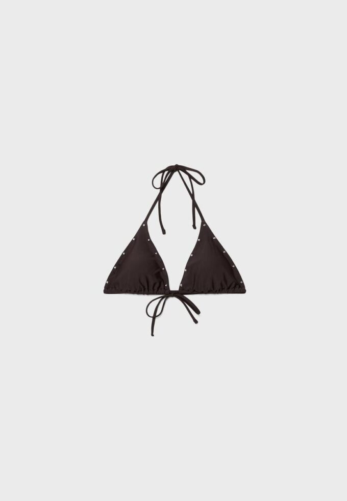 Triangel-bikinitopp med nitar Triangel-bikinitopp med nitar