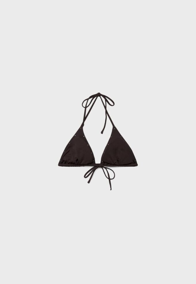 Triangel-bikinitopp med nitar Triangel-bikinitopp med nitar