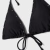 Triangel-bikinitopp med nitar