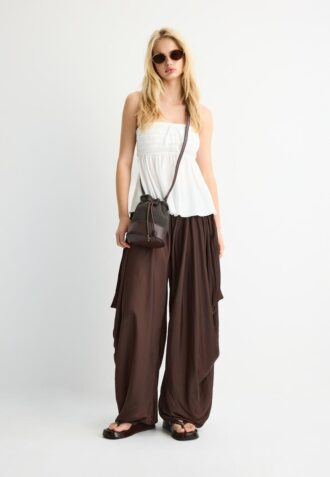 Virkad bandeau-toppar