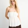 Virkad bandeau-toppar Virkad bandeau-toppar
