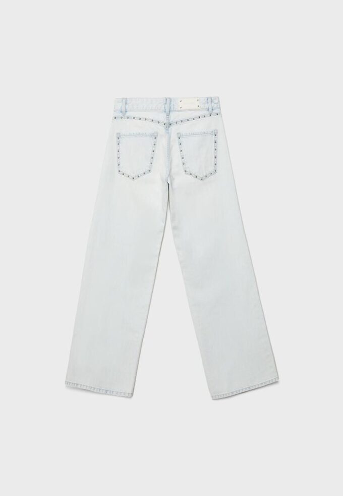 Wide Leg loose jeans with studs Wide Leg loose jeans with studs