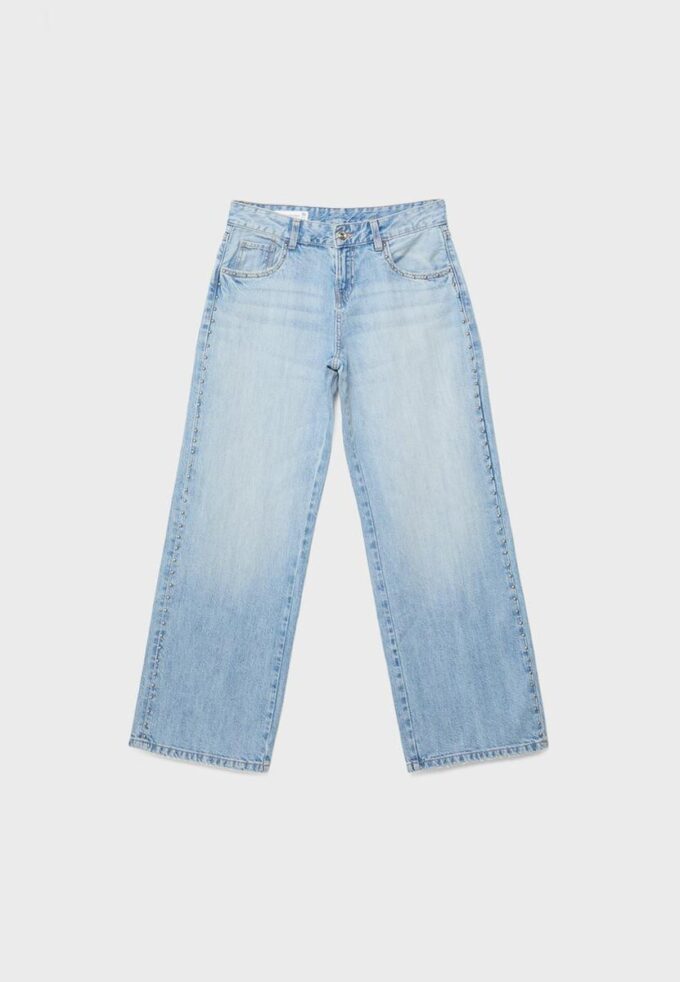Wide Leg loose jeans with studs Wide Leg loose jeans with studs