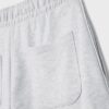 Wide Leg plysch byxor med kantdetaljer